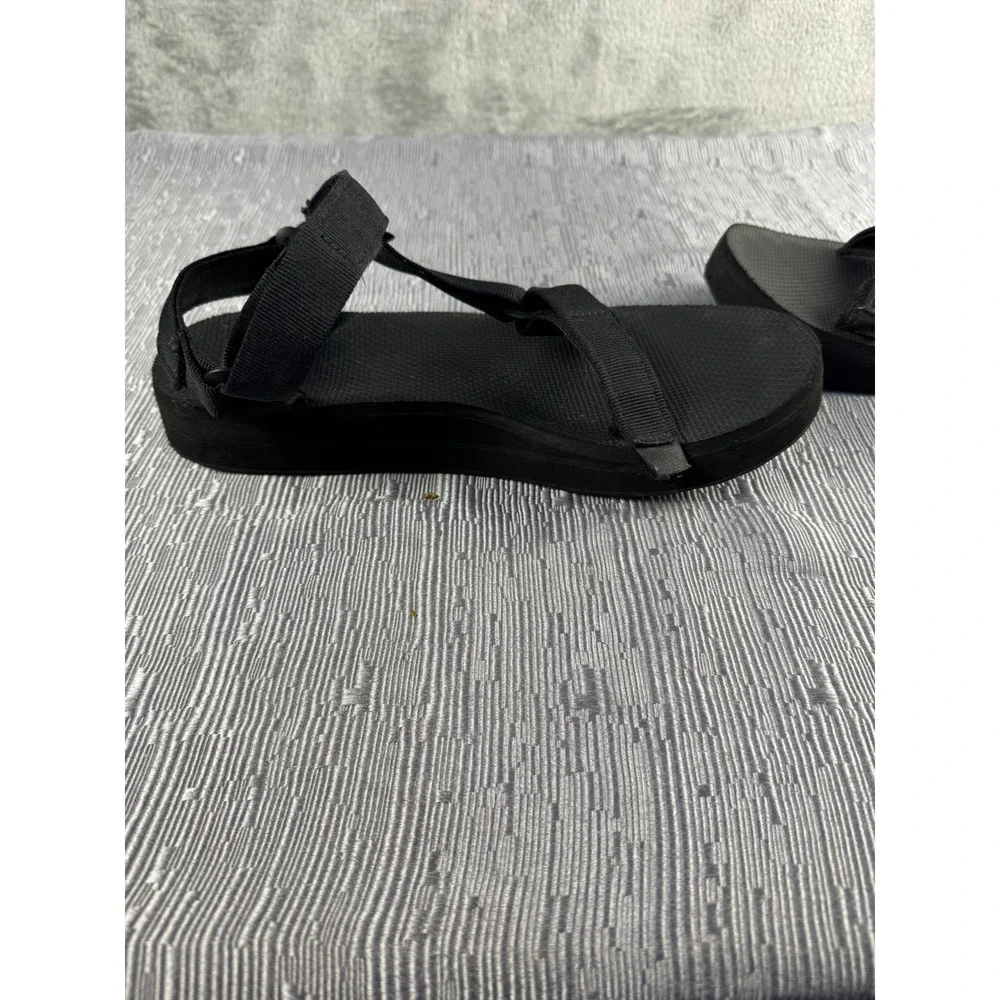 Teva Midform‎ Universal Black Platform Sandals Womens 10 F16019K